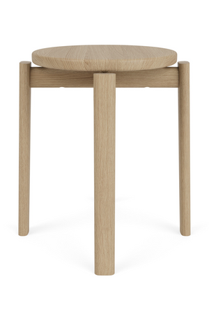  Round Wooden Stool | Oroa.com