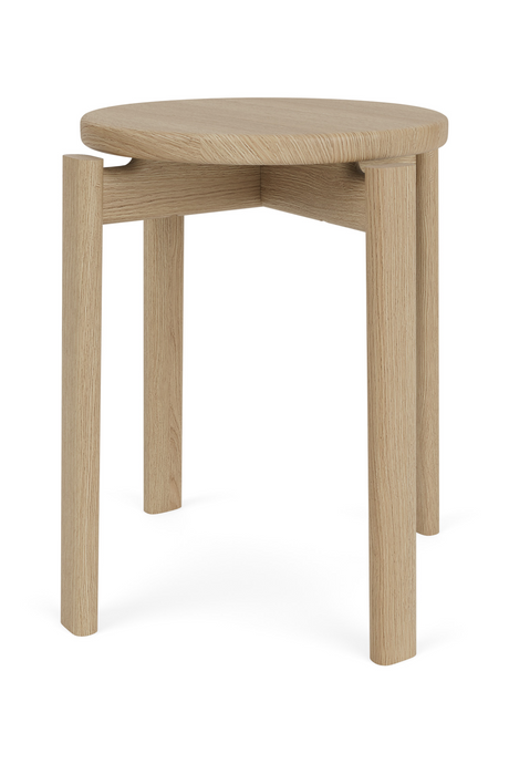  Round Wooden Stool | Oroa.com