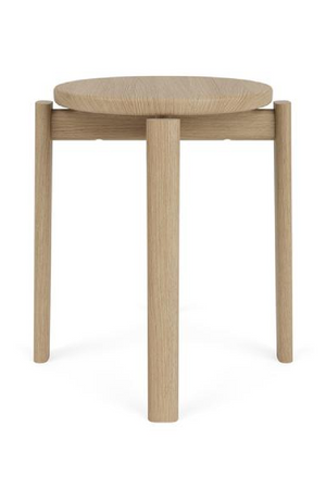   Round Wooden Stool | Oroa.com