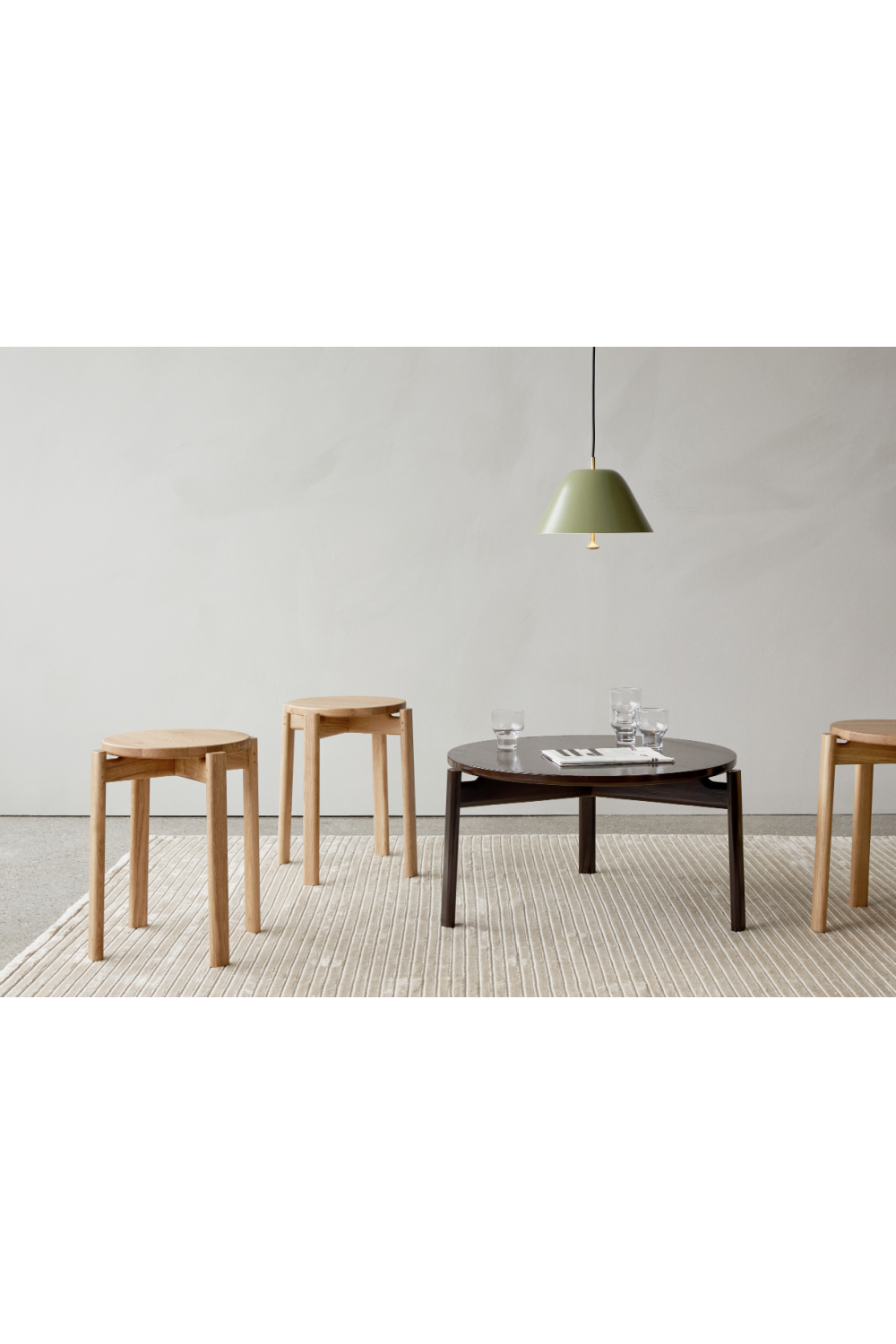   Round Wooden Stool | Oroa.com