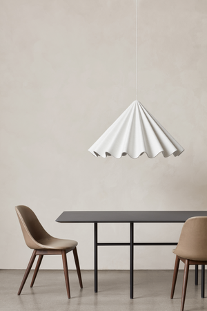   White Wavy Conical Pendant Lamp | Oroa.com