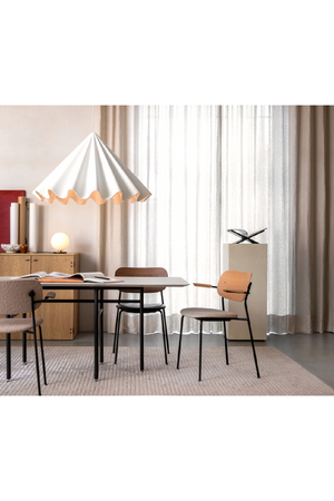  White Wavy Conical Pendant Lamp | Oroa.com
