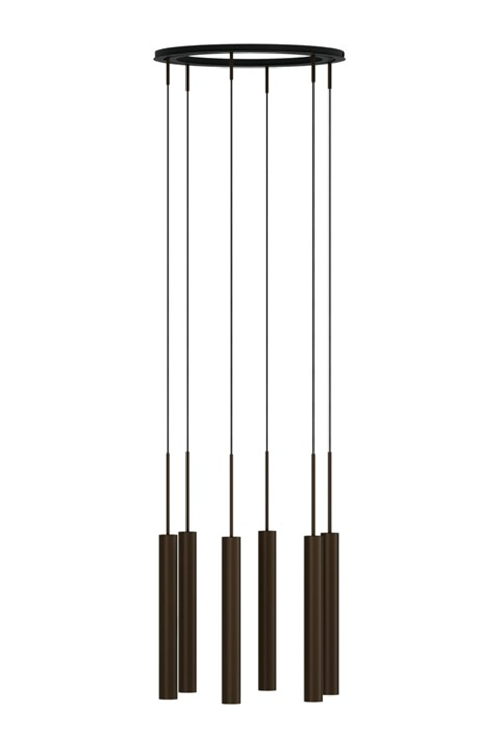   Bronzed Tube Chandelier | Oroa.com