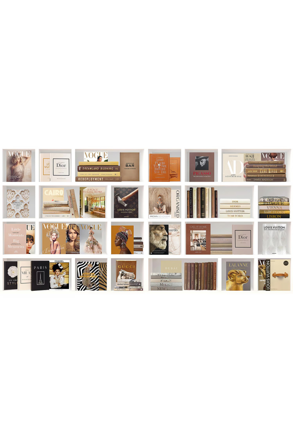   Iconic Fashion Books Plexiglass Artwork | Oroa.com