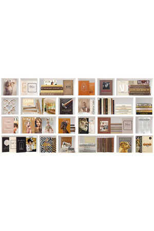   Iconic Fashion Books Plexiglass Artwork | Oroa.com
