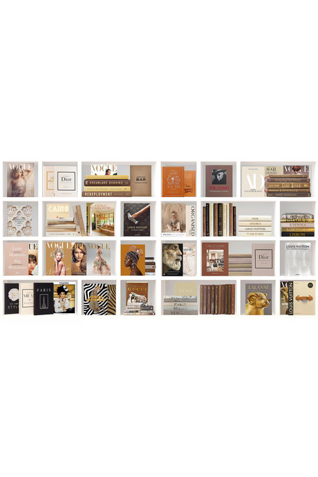   Iconic Fashion Books Plexiglass Artwork | Oroa.com