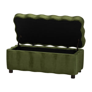   Modern European furniture - Velvet Storage Bench - www.oroa.com | Oroa.com