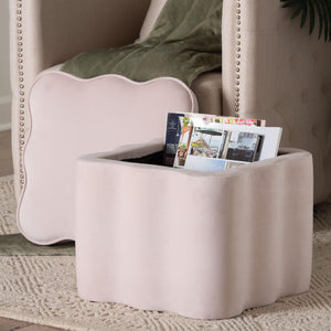   Modern European furniture - Scalloped Storage Ottoman - www.oroa.com | Oroa.com
