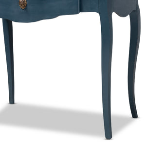  Modern European furniture - Blue Wooden Accent Writing Desk - www.oroa.com | Oroa.com