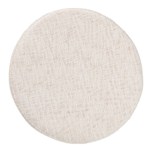   Modern European furniture - Round Fabric Cushioned Ottoman - www.oroa.com | Oroa.com