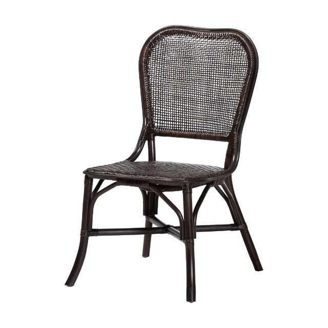 Modern European furniture - Latticed Back Rattan Dining Chair - www.oroa.com