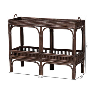   Modern European furniture - Woven Rattan Console Table - www.oroa.com | Oroa.com