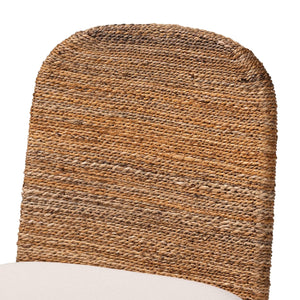   Modern European furniture - Acacia Wood Seagrass Dining Chairs (2) - www.oroa.com | Oroa.com