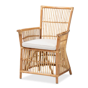   Modern European furniture - Padded Seat Rattan Accent Chair - www.oroa.com | Oroa.com