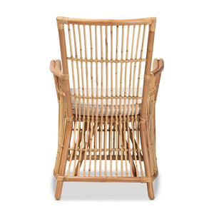   Modern European furniture - Padded Seat Rattan Accent Chair - www.oroa.com | Oroa.com