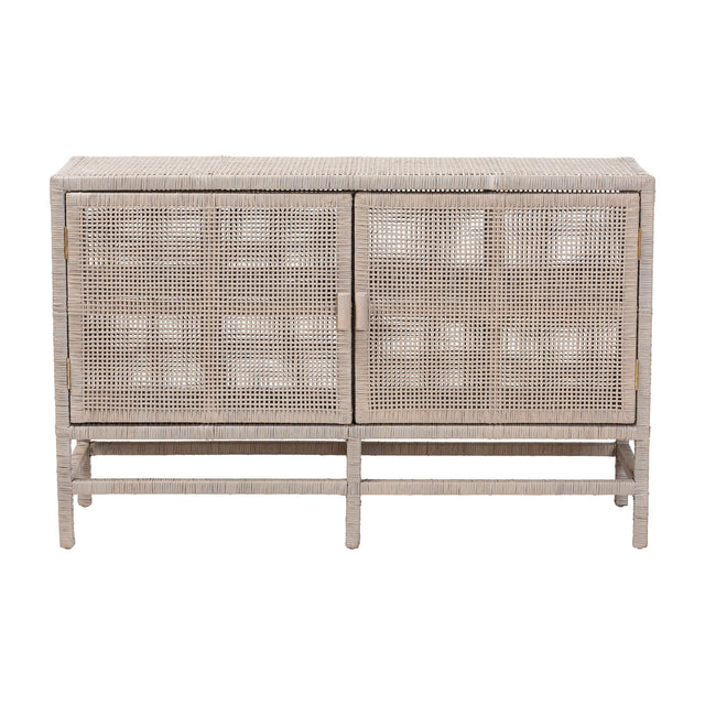 Modern European furniture - French Gray 2-Door Cabinet - www.oroa.com