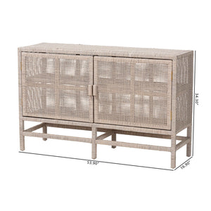  Modern European furniture - French Gray 2-Door Cabinet - www.oroa.com | Oroa.com