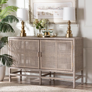   Modern European furniture - French Gray 2-Door Cabinet - www.oroa.com | Oroa.com