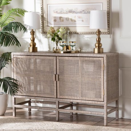   Modern European furniture - French Gray 2-Door Cabinet - www.oroa.com | Oroa.com