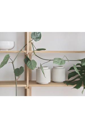   Gray Textured Flowerpot | Oroa.com