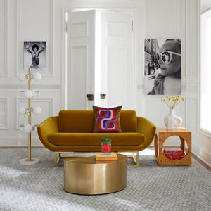   Brass Base Settee | Oroa.com
