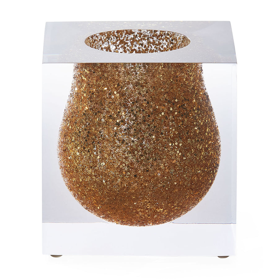   Gold Mini Scoop Vase | Oroa.com