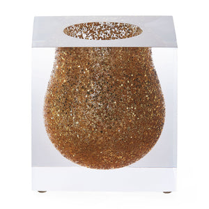   Gold Mini Scoop Vase | Oroa.com