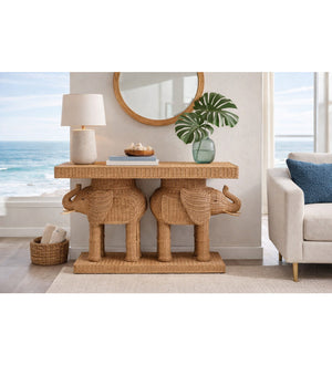   Modern European furniture - Rattan Elephant Console Table - www.oroa.com | Oroa.com