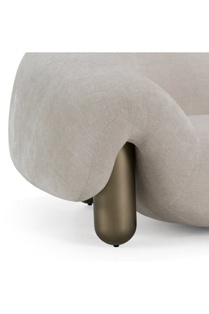   Light Gray Contemporary Accent Chair | Oroa.com