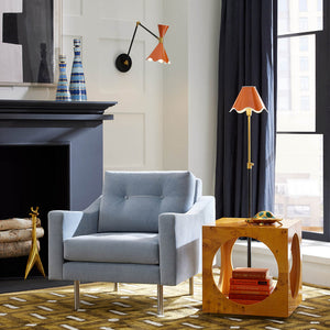   Button-Tufted Lounge Chair | Oroa.com