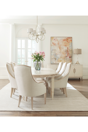   Cream Boucle Side Chair | Oroa.com