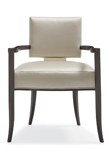   Neutral Sateen Dining Chair | Oroa.com