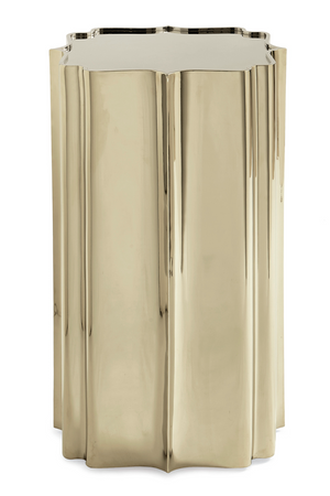   Scalloped Metallic Side Table | Oroa.com