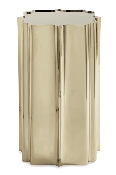   Scalloped Metallic Side Table | Oroa.com