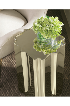   Scalloped Metallic Side Table | Oroa.com