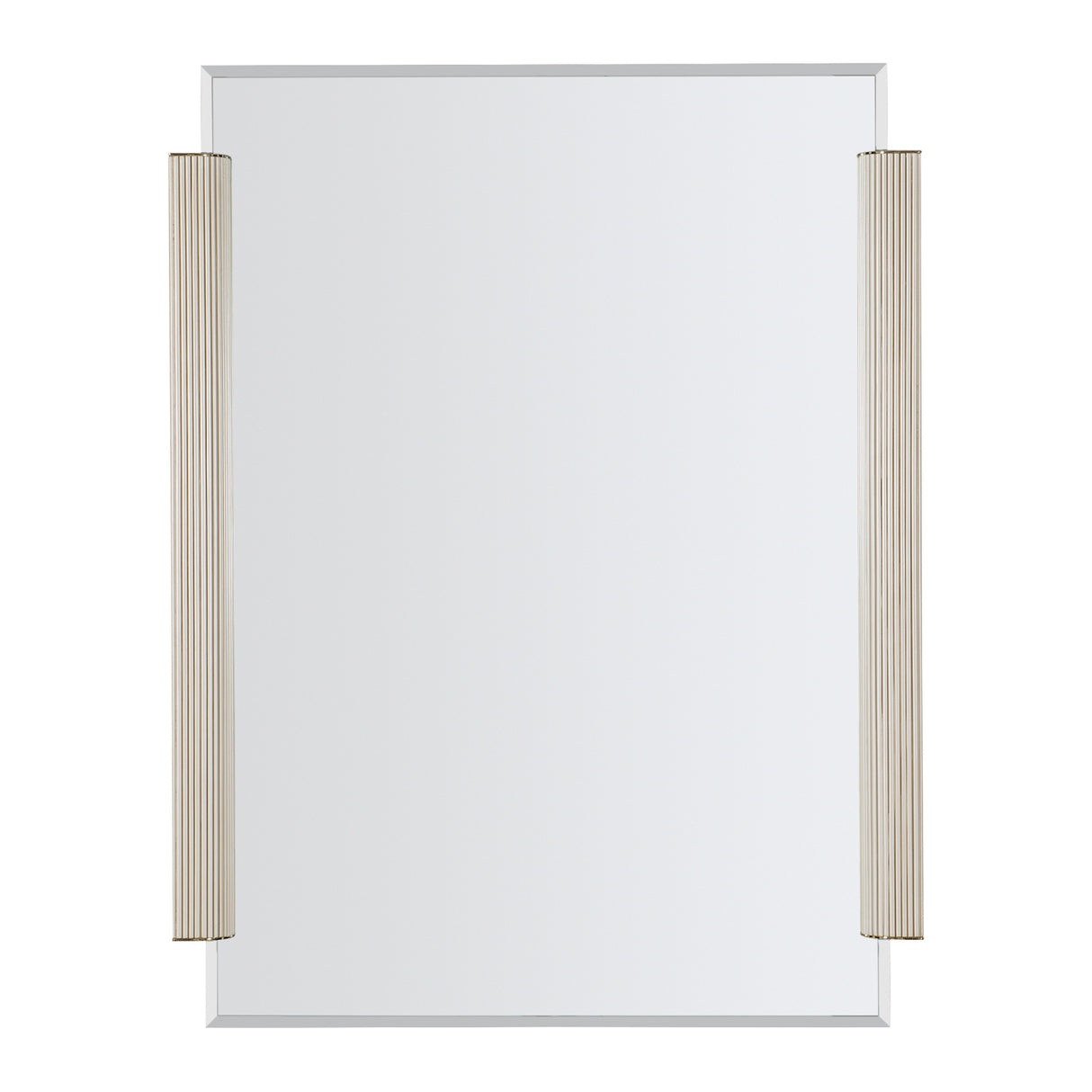   Fluted Side Beveled Mirror | Oroa.com