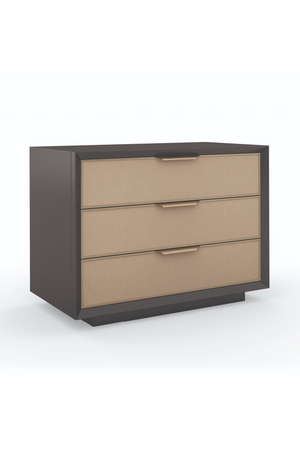   Vinyl 3-Drawer Nightstand | Oroa.com