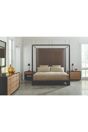   Vinyl 3-Drawer Nightstand | Oroa.com