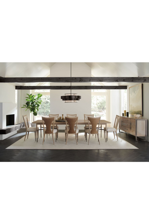   Beige Extendable Dining Table | Oroa.com