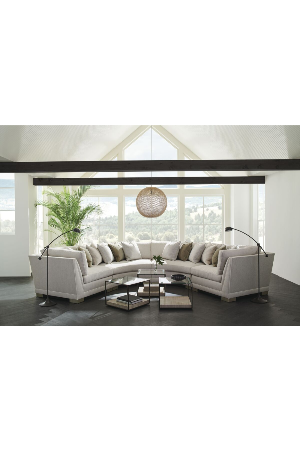   Metal Framed Cocktail Table | Oroa.com