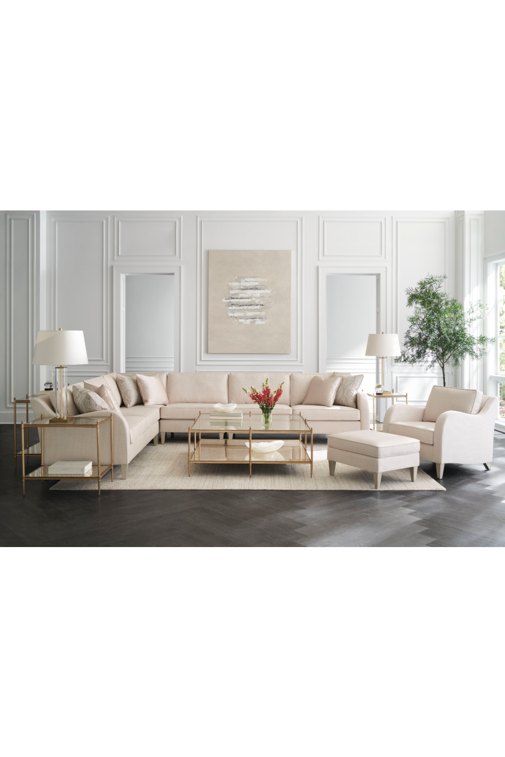   Glass Modern Console Table | Oroa.com