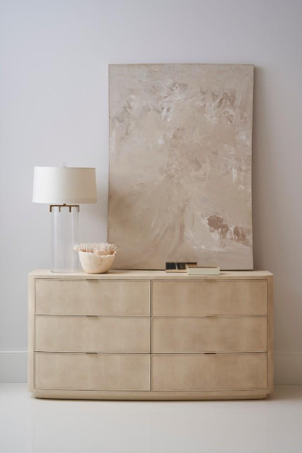   Cream Shagreen Dresser | Oroa.com
