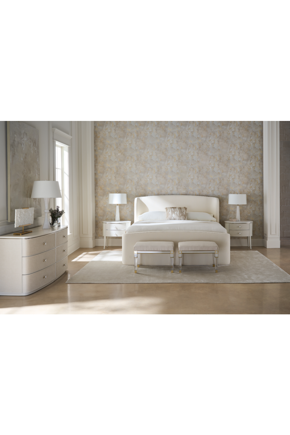   Ivory Ribbed Bed | Oroa.com