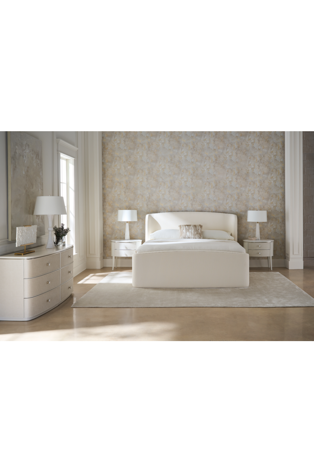   Ivory Ribbed Bed | Oroa.com