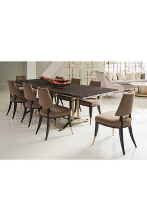   Modern Trestle Dining Table | Oroa.com