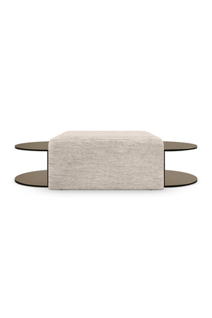   Gold Semi-Circle Cocktail Table | Oroa.com