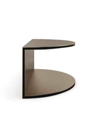   Gold Semi-Circle Cocktail Table | Oroa.com