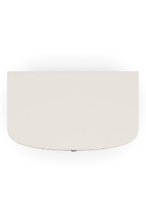   Cream Linen 3-Drawer Nightstand | Oroa.com