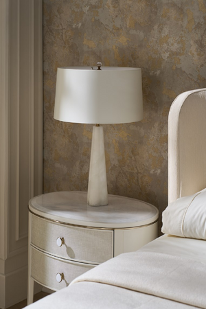   Marble Top 2-Drawer Nightstand | Oroa.com