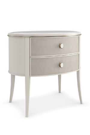   Marble Top 2-Drawer Nightstand | Oroa.com